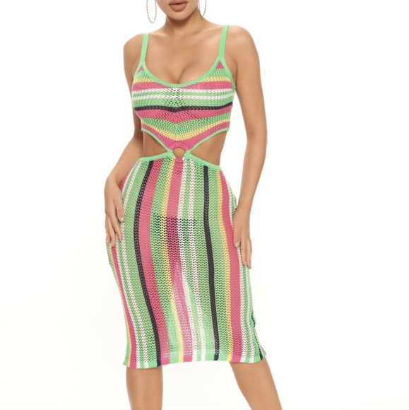 flowy cotton dresses Pink Muslin Dress – BOHEME Dresses Gap Canada at price_£100-£150 Color:Neon Green*